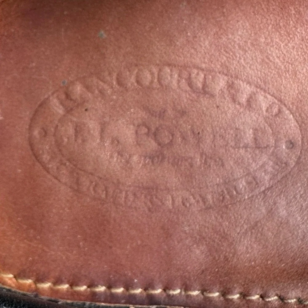 Rancourt & Co GH Powell Mens 10 D Blue Suede Boat Shoes Made in Maine USA 16401